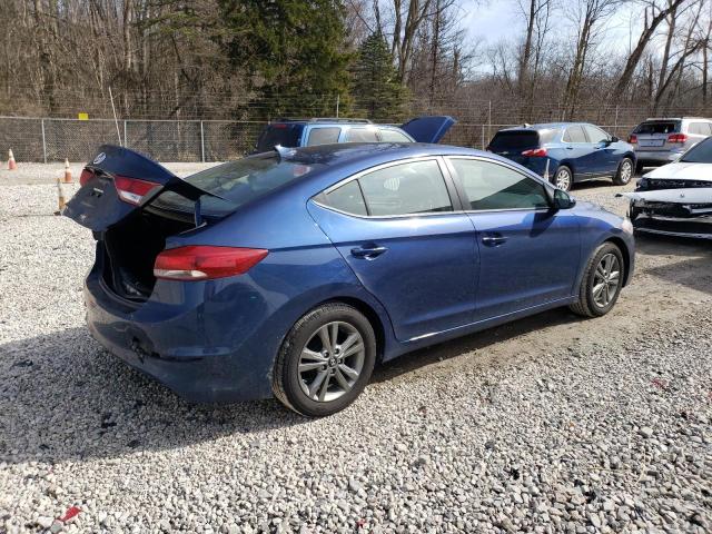 5NPD84LF0HH194304 - 2017 HYUNDAI ELANTRA SE BLUE photo 3