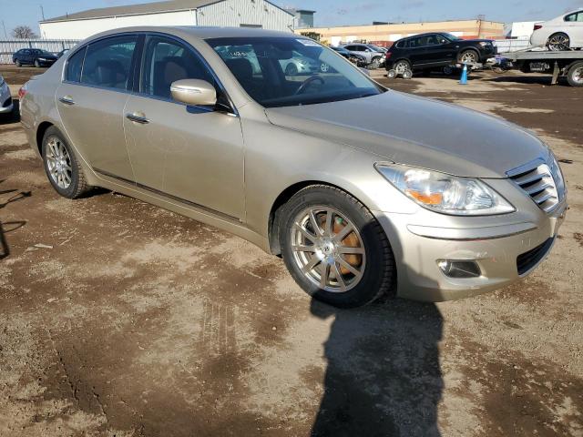 KMHGC46F99U069005 - 2009 HYUNDAI GENESIS 4.6L BEIGE photo 4