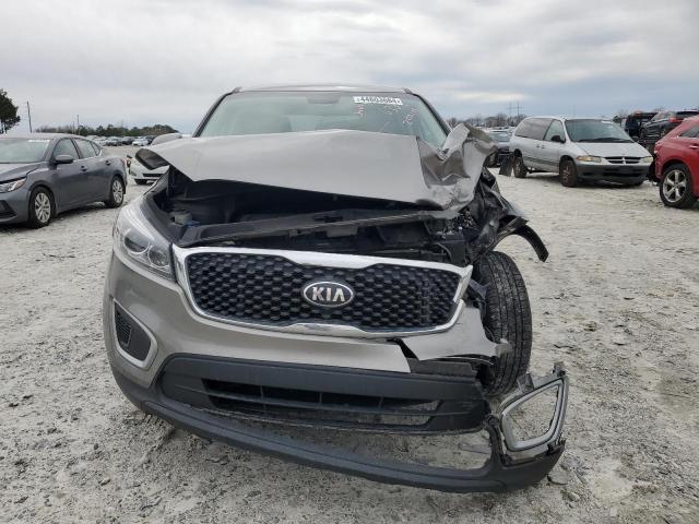 5XYPG4A38JG426332 - 2018 KIA SORENTO LX GRAY photo 5