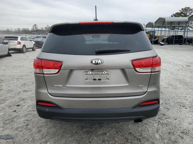 5XYPG4A38JG426332 - 2018 KIA SORENTO LX GRAY photo 6