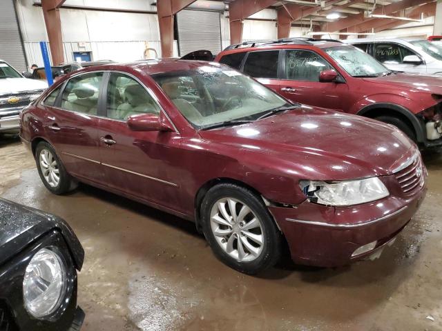 KMHFC46D88A328481 - 2008 HYUNDAI AZERA GLS BURGUNDY photo 4