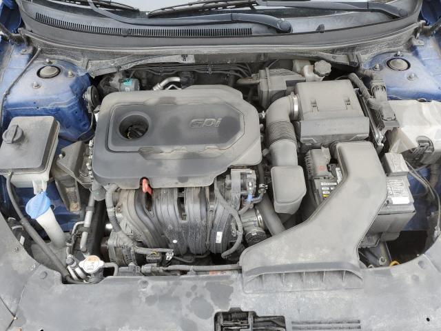 5NPE24AF4KH809789 - 2019 HYUNDAI SONATA SE BLUE photo 11