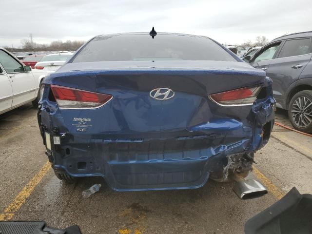 5NPE24AF4KH809789 - 2019 HYUNDAI SONATA SE BLUE photo 6