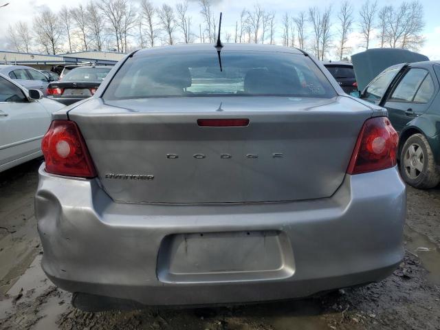 1C3CDZAB9DN532365 - 2013 DODGE AVENGER SE SILVER photo 6