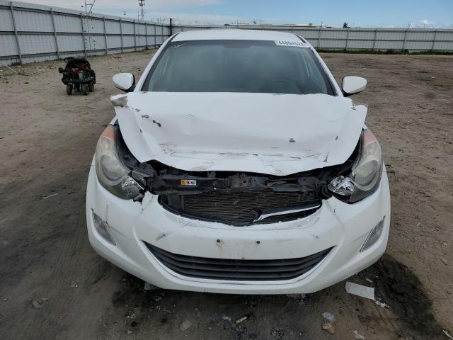 5NPDH4AE8DH376904 - 2013 HYUNDAI ELANTRA GLS WHITE photo 5