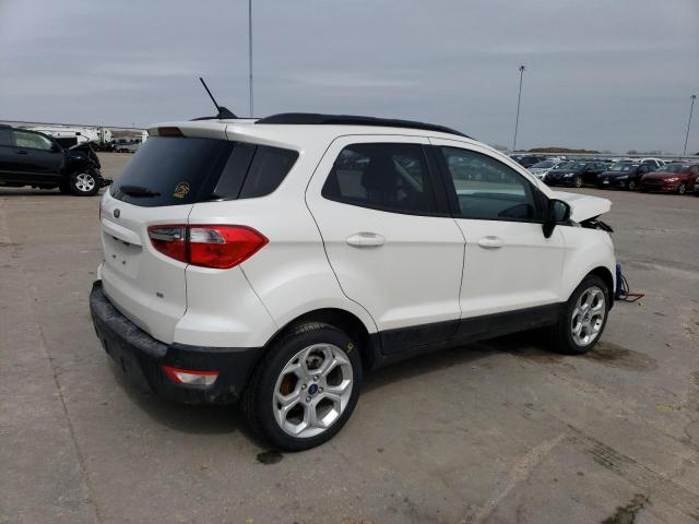 MAJ3S2GE3MC422990 - 2021 FORD ECOSPORT SE WHITE photo 3