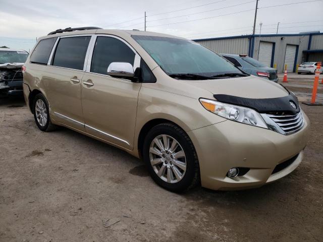 5TDYK3DC9BS167153 - 2011 TOYOTA SIENNA XLE CREAM photo 4