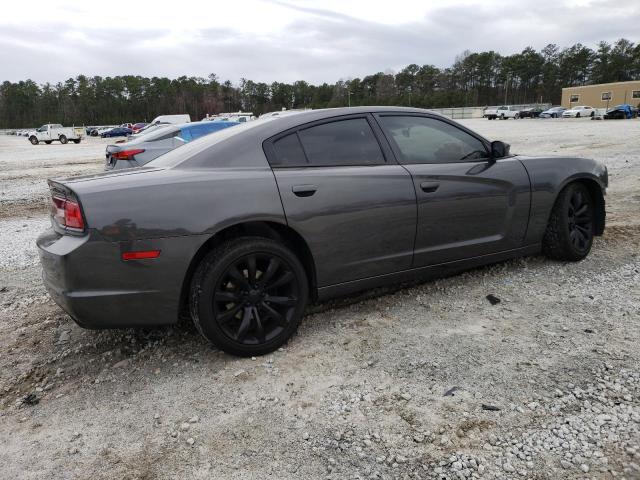 2C3CDXBG0EH174730 - 2014 DODGE CHARGER SE GRAY photo 3