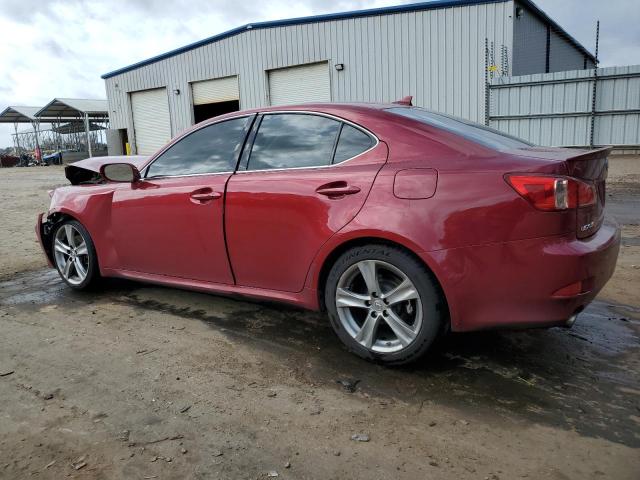 JTHBF5C26B5155013 - 2011 LEXUS IS 250 MAROON photo 2