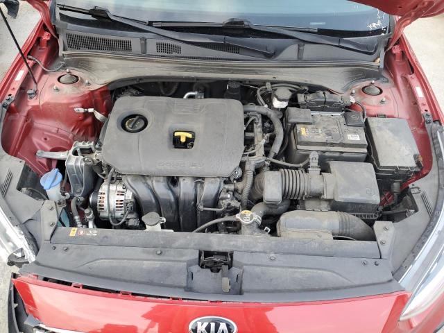 3KPF24AD6LE191416 - 2020 KIA FORTE FE RED photo 11