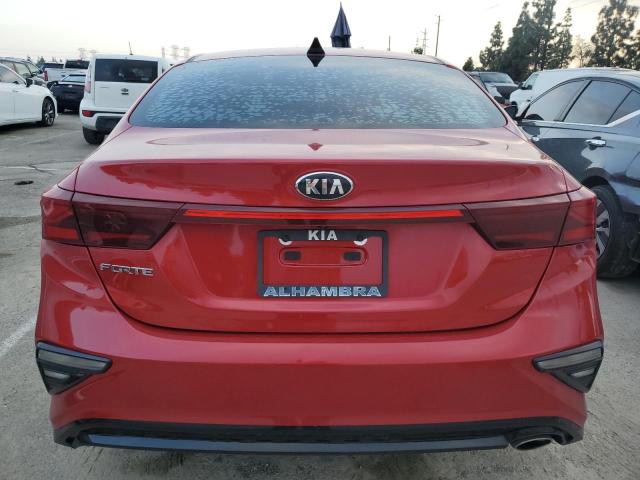 3KPF24AD6LE191416 - 2020 KIA FORTE FE RED photo 6