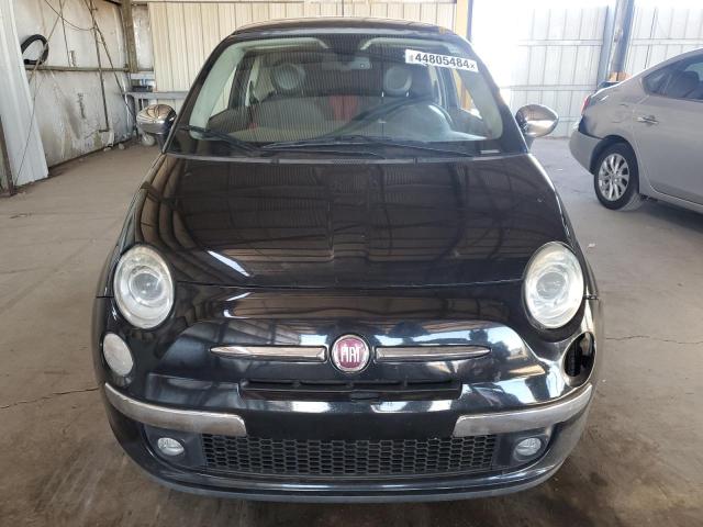 3C3CFFCR2CT348032 - 2012 FIAT 500 LOUNGE BLACK photo 5