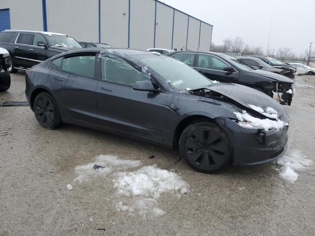 5YJ3E1EA9SF906755 - 2025 TESLA MODEL 3 GRAY photo 4