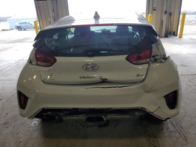 KMHTG6AF0KU019637 - 2019 HYUNDAI VELOSTER BASE WHITE photo 6