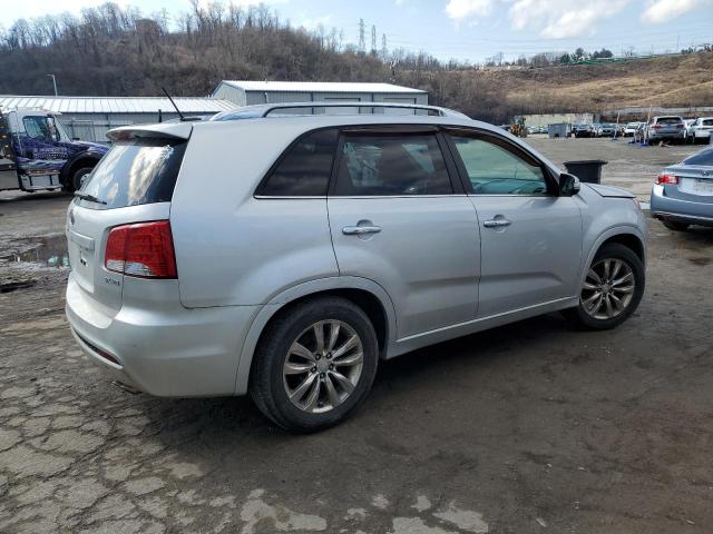 5XYKWDA23BG100086 - 2011 KIA SORENTO SX SILVER photo 3