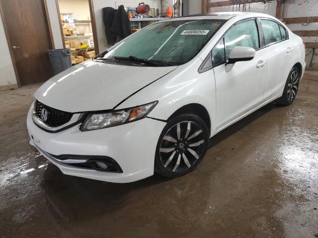19XFB2F96FE071189 - 2015 HONDA CIVIC EXL WHITE photo 1