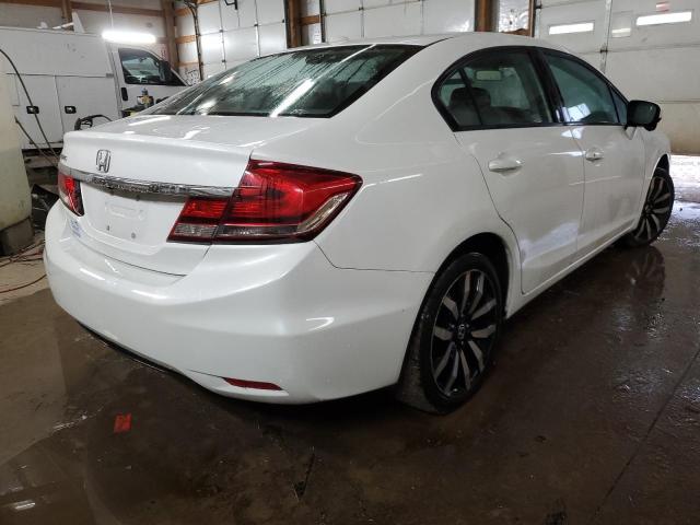 19XFB2F96FE071189 - 2015 HONDA CIVIC EXL WHITE photo 3