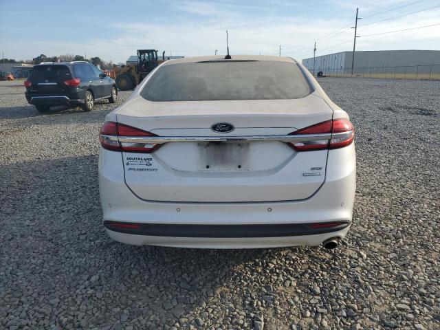 3FA6P0HD4HR353078 - 2017 FORD FUSION SE WHITE photo 6