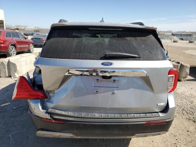 1FMSK8DH8LGC31334 - 2020 FORD EXPLORER XLT SILVER photo 6