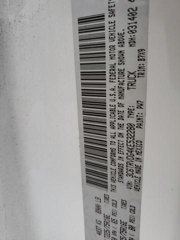 3C6TRVDG4KE532280 - 2019 RAM PROMASTER 2500 HIGH WHITE photo 13