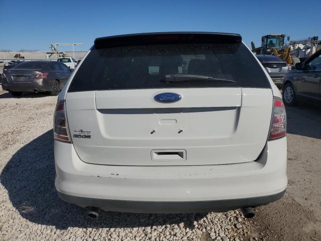 2FMDK3GC9ABA84635 - 2010 FORD EDGE SE WHITE photo 6