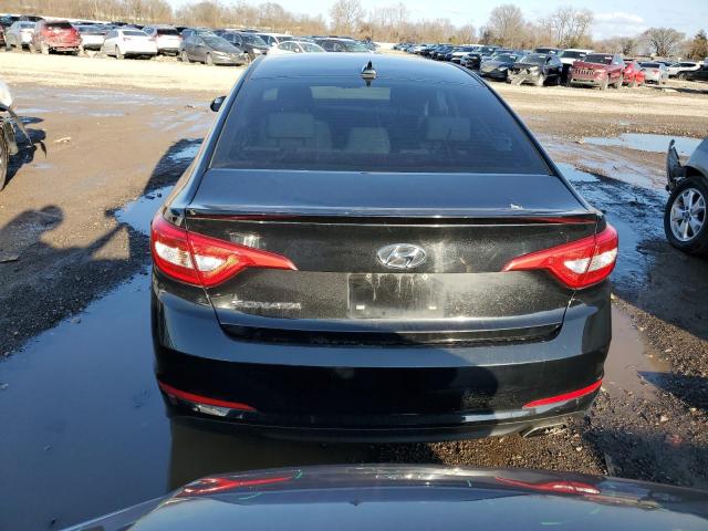 5NPE24AF4HH440019 - 2017 HYUNDAI SONATA SE BLACK photo 6