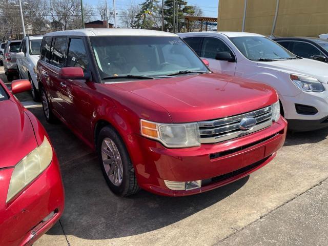 2FMHK6CC5ABB09989 - 2010 FORD FLEX SEL RED photo 1