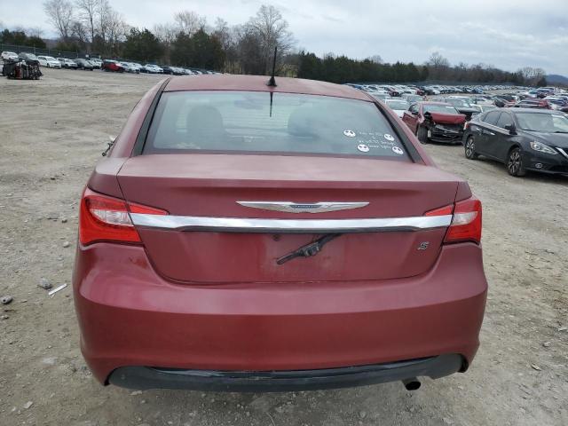 1C3CCBBB8DN602463 - 2013 CHRYSLER 200 TOURING RED photo 6