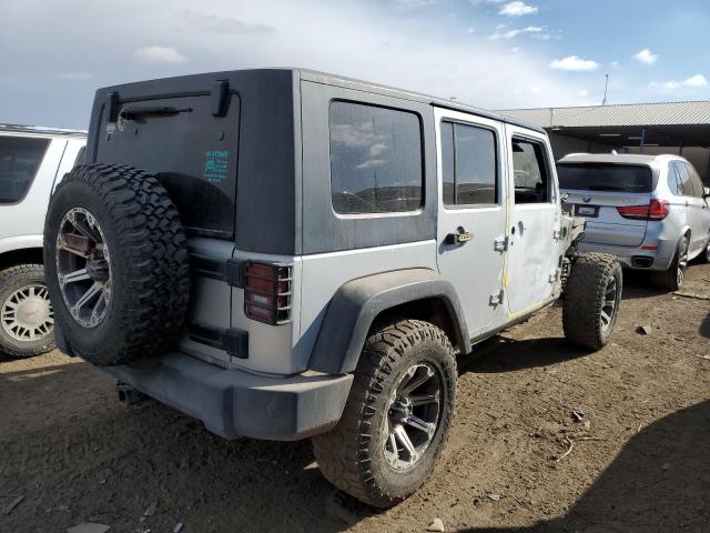 1J4GA39138L575254 - 2008 JEEP WRANGLER U X GRAY photo 3