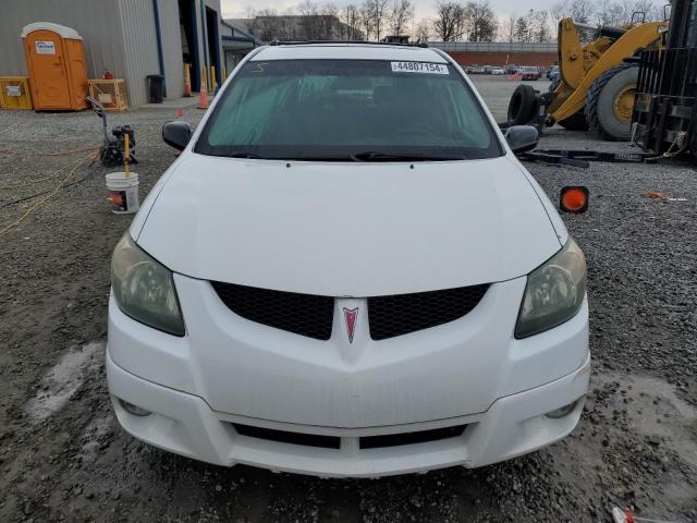 5Y2SL62844Z425910 - 2004 PONTIAC VIBE WHITE photo 5