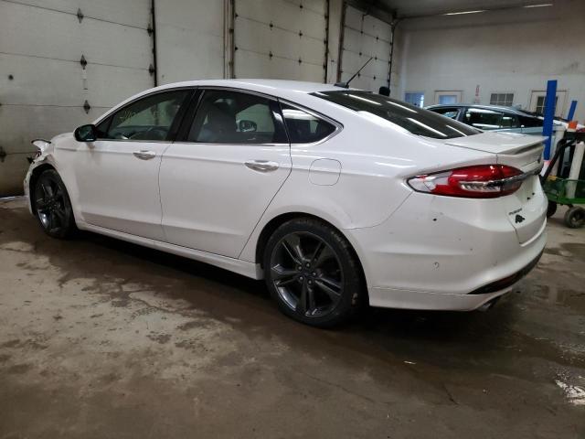 3FA6P0VP3HR396891 - 2017 FORD FUSION SPORT WHITE photo 2