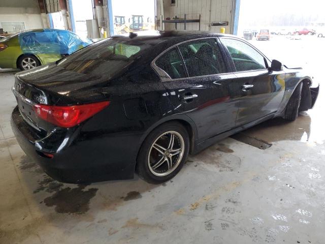 JN1BV7APXEM672147 - 2014 INFINITI Q50 BASE BLACK photo 3