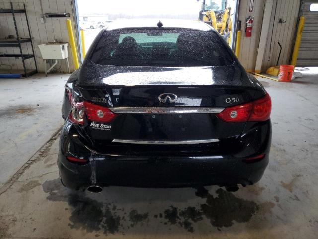 JN1BV7APXEM672147 - 2014 INFINITI Q50 BASE BLACK photo 6