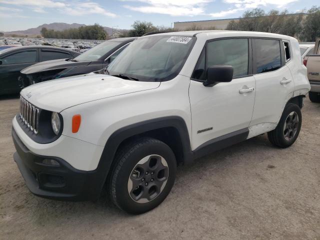 ZACCJBAB1JPH06184 - 2018 JEEP RENEGADE SPORT WHITE photo 1