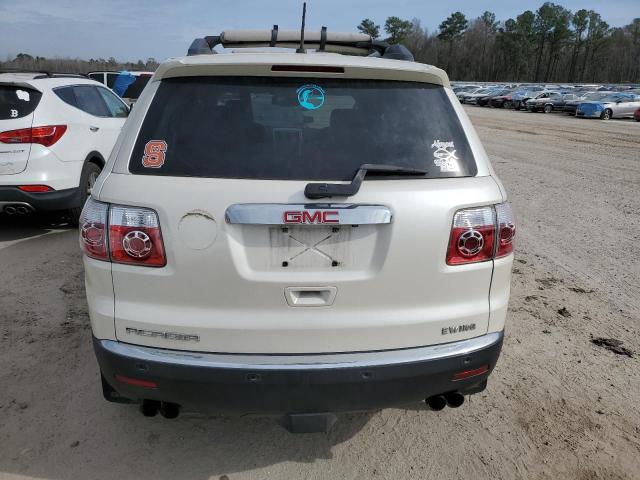 1GKKRSED4BJ266516 - 2011 GMC ACADIA SLT-2 WHITE photo 6