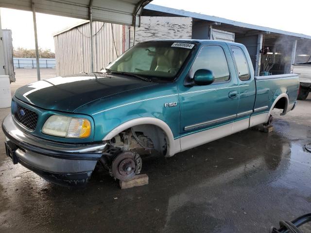 1FTDX17W4VKB56793 - 1997 FORD F150 TEAL photo 1