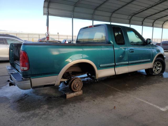 1FTDX17W4VKB56793 - 1997 FORD F150 TEAL photo 3
