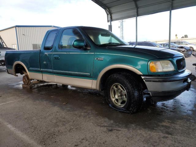 1FTDX17W4VKB56793 - 1997 FORD F150 TEAL photo 4