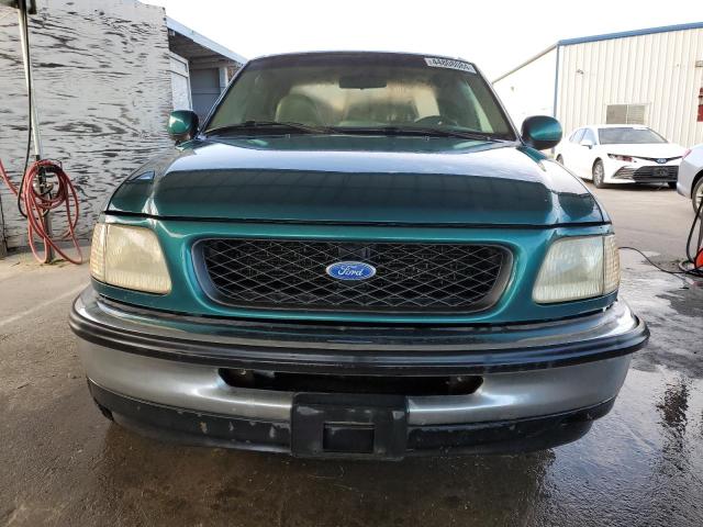 1FTDX17W4VKB56793 - 1997 FORD F150 TEAL photo 5