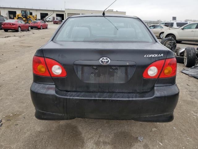 1NXBR38E13Z155696 - 2003 TOYOTA COROLLA CE BLACK photo 6