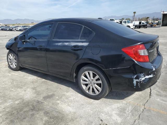 2HGFB2F94CH576858 - 2012 HONDA CIVIC EXL შავი ფოტო 2