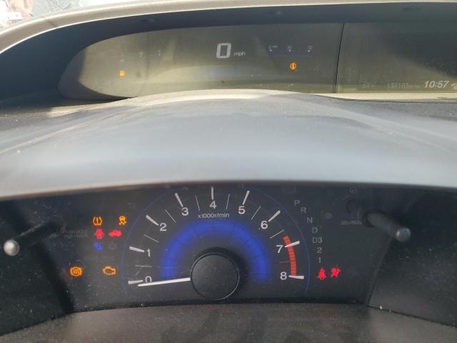 2HGFB2F94CH576858 - 2012 HONDA CIVIC EXL შავი ფოტო 9