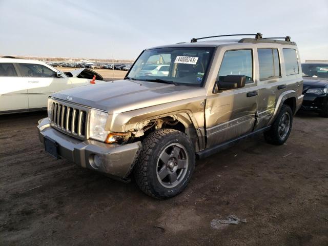 1J8HG48N86C246817 - 2006 JEEP COMMANDER BEIGE photo 1