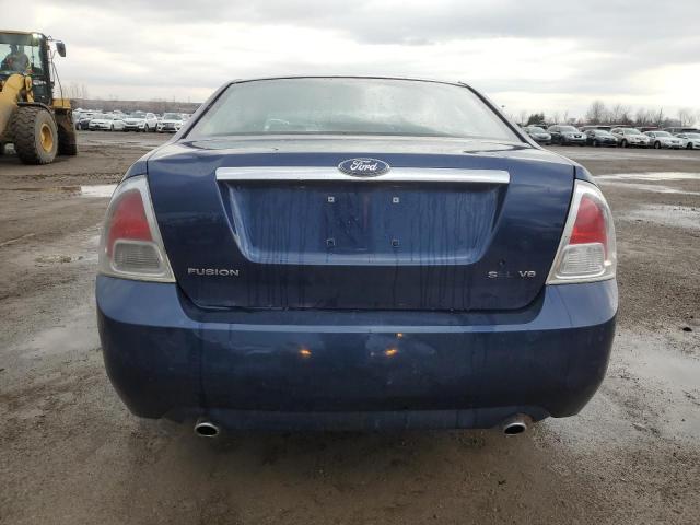 3FAFP08126R136552 - 2006 FORD FUSION SEL BLUE photo 6