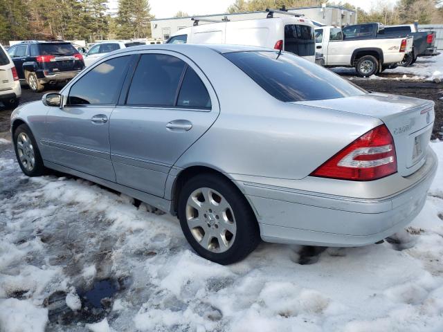 WDBRF81JX5F635841 - 2005 MERCEDES-BENZ C 240 4MATIC SILVER photo 2