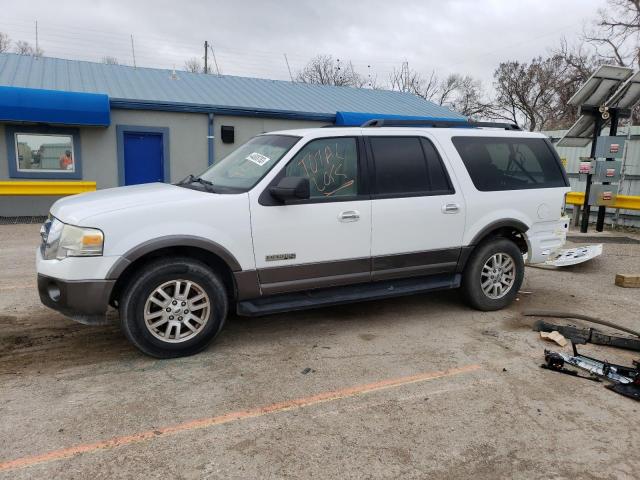 1FMFK15567LA56320 - 2007 FORD EXPEDITION EL XLT WHITE photo 1