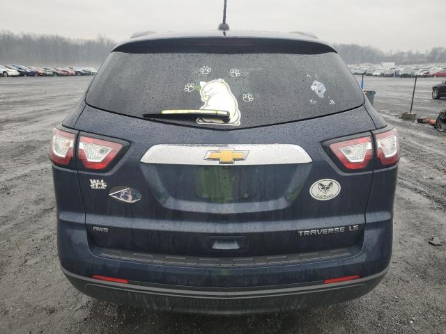 1GNKVFKD8GJ225341 - 2016 CHEVROLET TRAVERSE LS BLUE photo 6