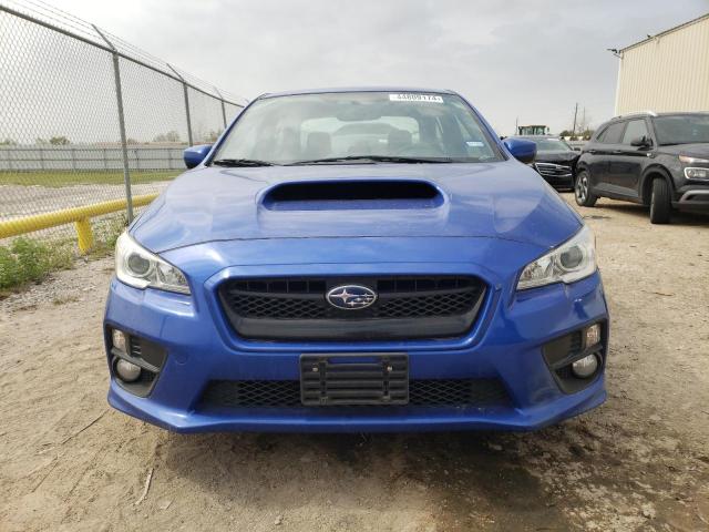 JF1VA1F61G9801472 - 2016 SUBARU WRX PREMIUM BLUE photo 5