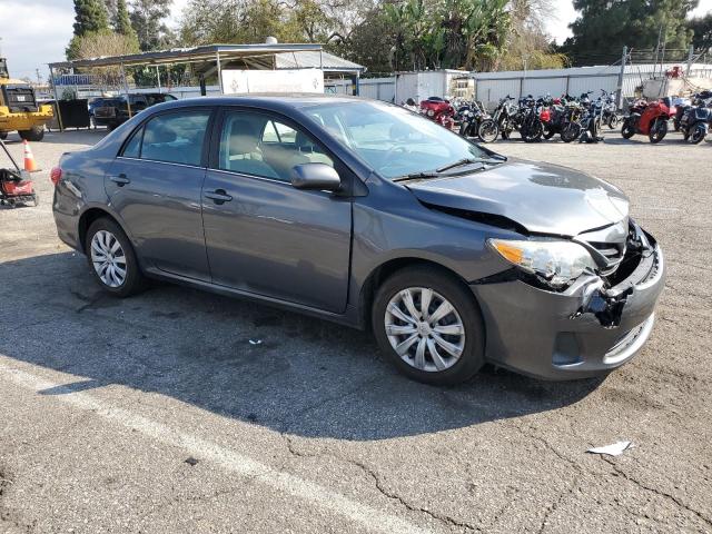 2T1BU4EE4DC028646 - 2013 TOYOTA COROLLA BASE GRAY photo 4