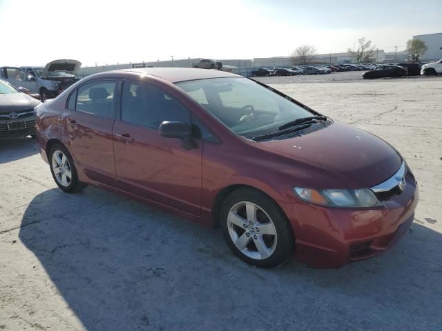 2HGFA16659H324628 - 2009 HONDA CIVIC LX-S 红色 照片 4